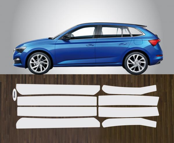 Lackschutzfolie für Türeinstiege Einstiegsleisten Skoda Scala ab 2023